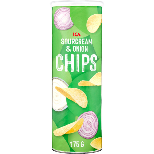 ICA Rörchips Sourcream & Onion
