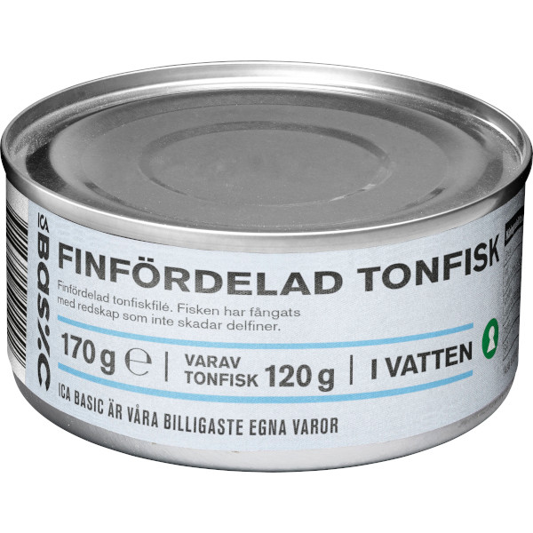 ICA Basic Tonfisk Finfördelad Vatten