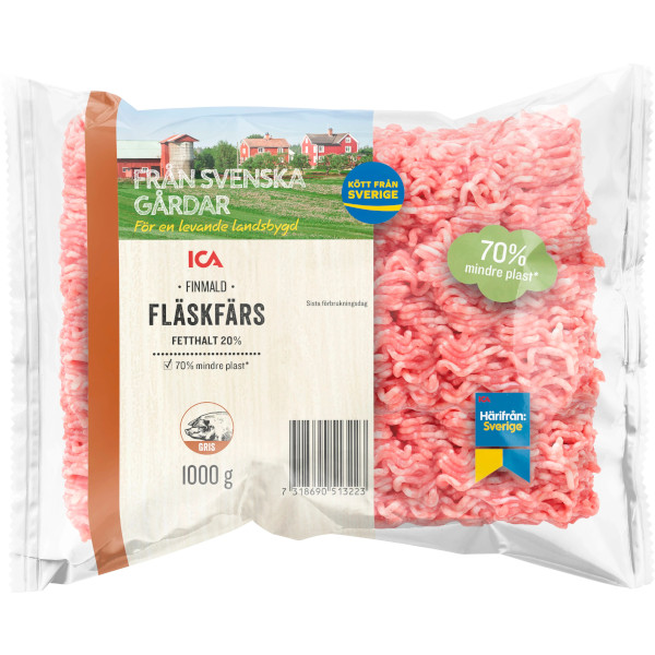 ICA Fläskfärs Finmald