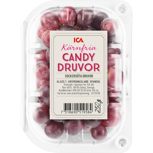 ICA Candydruvor Kärnfria