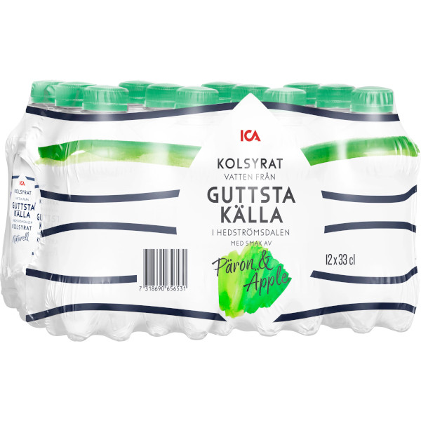 ICA Vatten Kolsyrat Päron & Äpple