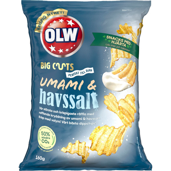 OLW Chips Big Cuts Umami & Havssalt