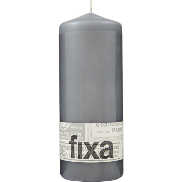 Fixa Blockljus 70x180mm Grå
