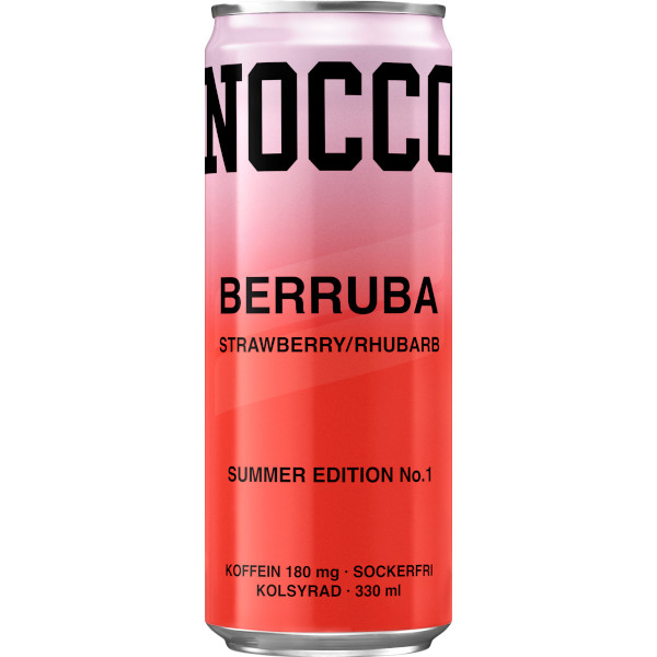 NOCCO Funktionsdryck Berruba Strawberry/Rhubarb