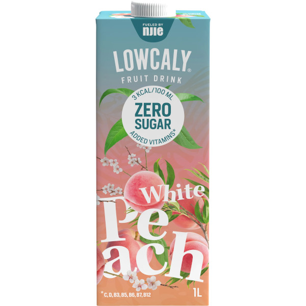 Lowcaly Fruktdryck White Peach