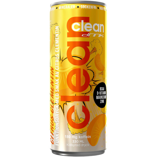 Clean Drink Funktionsdryck Citrus/Clementin