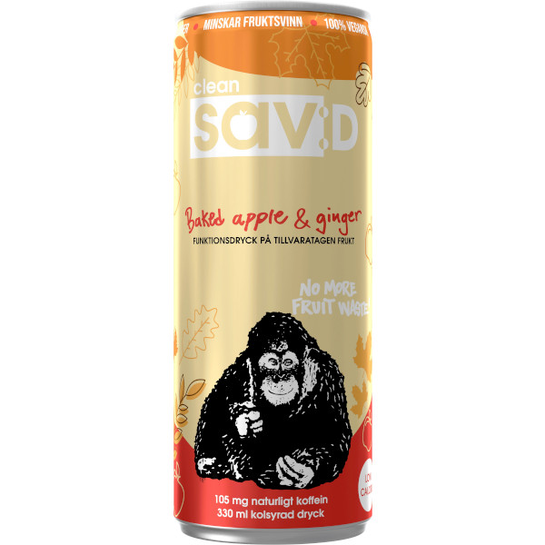 Clean Sav:D Funktionsdryck Baked Apple & Ginger