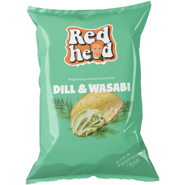 Redhead Chips Dill & Wasabi