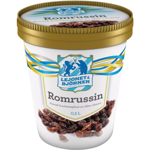Lejonet & Björnen Glass Romrussin