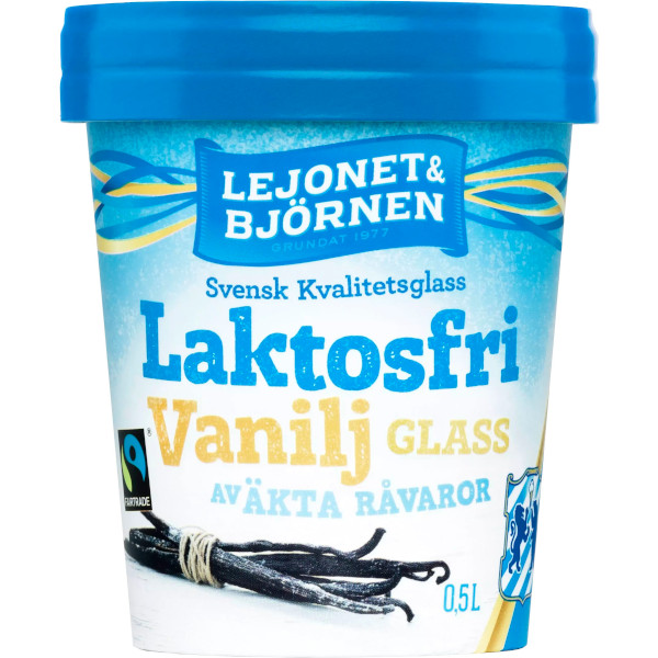 Lejonet & Björnen Glass Vanilj Laktosfri