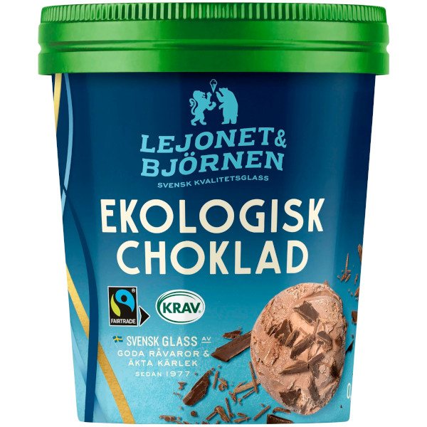 Lejonet & Björnen Glass Choklad Ekologisk