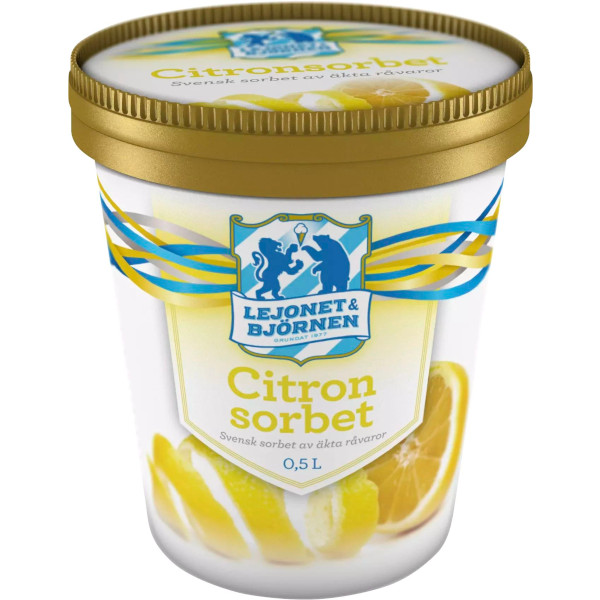Lejonet & Björnen Citronsorbet