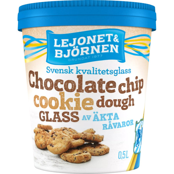 Lejonet & Björnen Glass Chocolate Chip Cookie Dough
