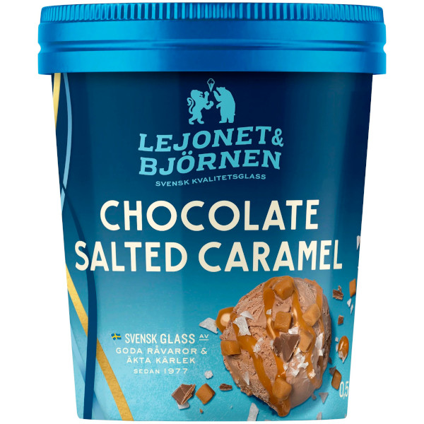 Lejonet & Björnen Glass Chocolate Salted Caramel