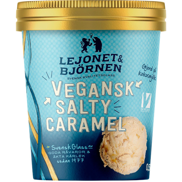 Lejonet & Björnen Glass Salty Caramel Vegansk