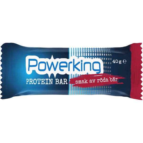 Powerking Proteinbar Röda Bär