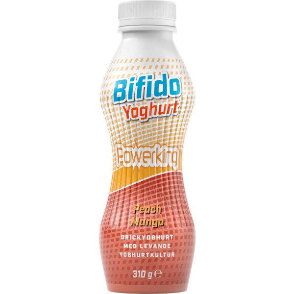 Powerking Drickyoghurt Bifido Peach/Mango