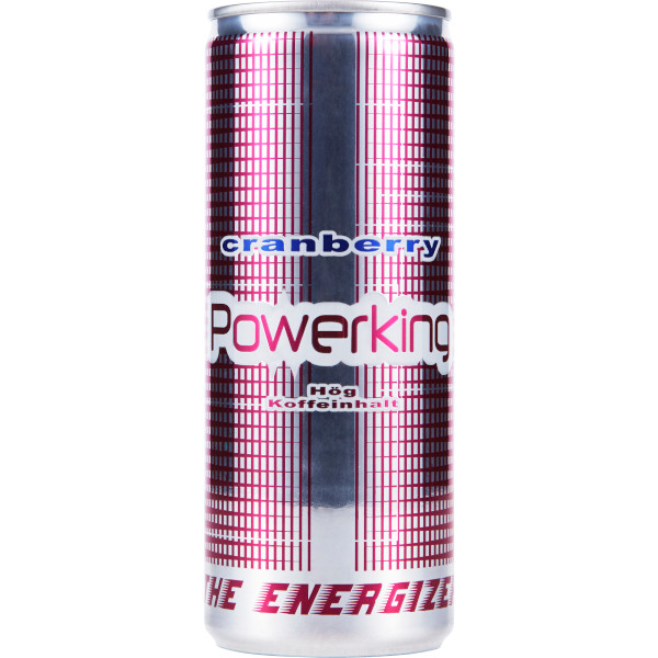 Powerking Energidryck Cranberry