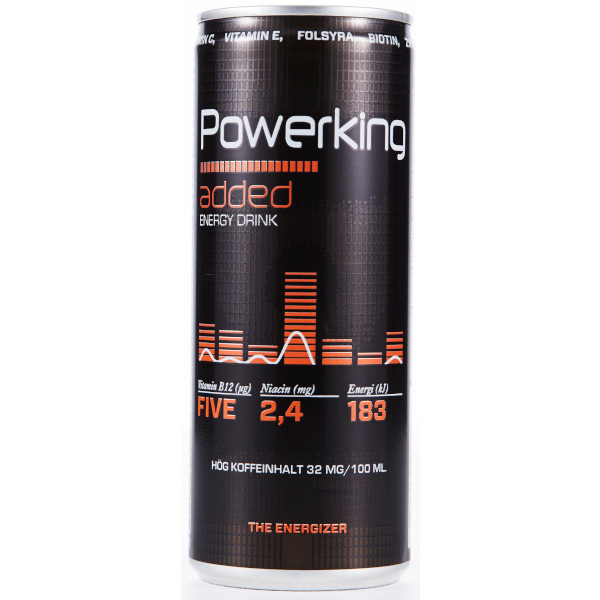 Powerking Energidryck Added
