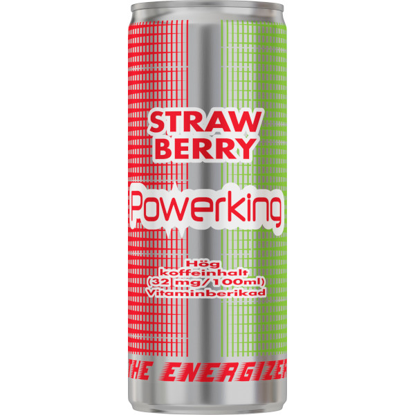 Powerking Energidryck Strawberry