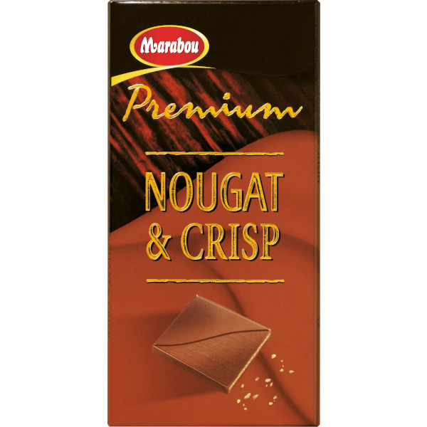 Marabou Chokladkaka Premium Nougat & Crisp