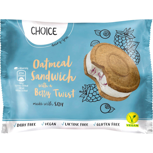 Choice Oatmeal Sandwich Berry Twist