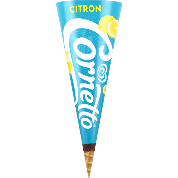 Cornetto (GB Glace) Glasstrut Citron